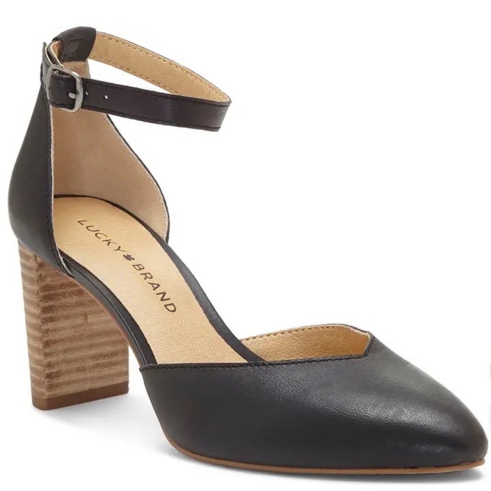 LUCKY BRAND Mariannah Stack Heel Pump